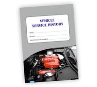 Replacement Vehicle Service History Book - Blank Maintenance Record