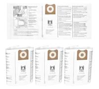 Replacement VF3502 Vacuum Bags Compatible With Ridgid Shop Vac WD1450 | Double Layer Material, Rubber Sealing Collar, Easy Installation, Tear Resistant, Dry Pick-Up Only(A)