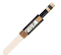 Replacement Violin Bows Checkered Carbon Fiber Violin Bow Stick Wrapped With Black And Gold Lace Thread Cross Shaped Ebony Tailpiece(1-4)