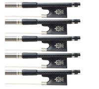 Replacement Violin Bows Five piece Pack Of Carbon Fiber Mesh Violin Bows Responsive And With A Beautiful Tone(10)