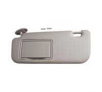 Replacement Visor Pair Featuring Mirror for Toyota For Corolla 2014 2015 2016 2017 2018 2019 Model Years (Grey is driving)