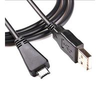 Replacement VMC-MD3 USB Data Sync Transfer Cable USB 2.0 Charging Cord Lead Compatible with Sony Cyber-Shot/Cybershot Digital Camera DSC-W350D W360 W380 W390 W570 TX100 TX66 and More (3.3ft/Black)
