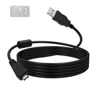 Replacement VMC-MD3 USB Data Sync Transfer Charging Cable Cord Compatible with Sony Cyber-Shot DSC-WX9 W570 WX10 WX7 HX100V HX9V HX7V TX100V TX5 H70 TX10 TX55 TX66 Digital Camera (1.5m/4.9ft)