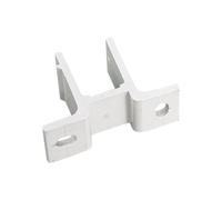 Replacement Wall Mount Bracket for Awning High Practicality Structural Stability Easy Installation White Aluminum Alloy Bracket - Dust Debris Resistant Weatherproof Design (1pc)