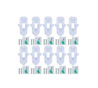 Replacement Wall Mount Bracket/Holder for Hunter 99122, 99123, RAN003, K047402 Remote Control Transmitters - with Extra Long Wall Plate Screws (1-Pack)