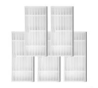 Replacement Washable Filter 5pcs for TESLA for robostar iQ400 Plus and for midea S5 Plus Robot Vacuum Accessories Long-Lasting Filter Paper Easy Install