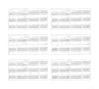 Replacement Washable Filter Compatible with for MAMNV T7S JIKA T7S Teendow T7S T12S Vacuum Cleaner Parts Accessories 6 Pack White Filter Paper