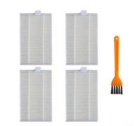 Replacement washable filter for GARLYN SR600 and FL022 robot vacuum cleaners, capturing up to 99 97% of dust particles including fine powders and ashes for cleaner environments (4 PACK)
