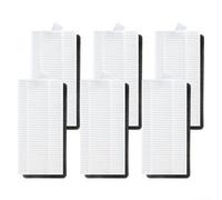 Replacement Washable HEPA Filter Kit for IKOHS LS23, S14 and S15 Robot Vacuums6-Pack, Filter Paper, White