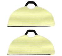 Replacement Washable Reusable Mopping Mop Pads for Shark AI Ultra 2 in1 AV2610WA AV2610WACA RV2400WD RV2410WD RV2600WA RV2600WD RV2610WA RV2610WACA RV2610WD RV2610WDCA RV2620WD Robot Vacuum (2 Pack)