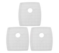 Replacement Washable Vacuum Filter Kit for SilverCrest M690 and W310HEPA-Compatible Filter Paper, 3-Pack, White