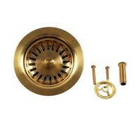 Replacement Waste Basket Brushed Brass Effect Stainless Steel Replacement Basket Waste