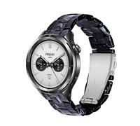 Replacement Watch Band Compatible with Xiaomi Watch S4 Straps, Premium Resin Bands Business Wristband for S3/S2/S1 Active/S1 Pro/S1/Watch2 Pro/Watch2/Redmi Watch 5 Active/Lite (Shimmery Black)
