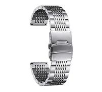 replacement watch bands compatible with samsung galaxy watch 42mm/46mm,active 2,samsung gear s3 classic/frontier smartwatch quick release polished 15 grids stainless steel watch