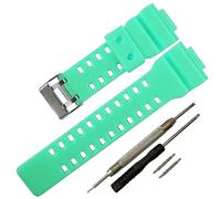 Replacement watch bands for Casio GLS-8900/GW-8900/GA-110/GA-100C/GA-120/GD-110/GLS-100 (Mint Green)