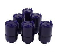 Replacement Water Filter 6-Pack for PUR Faucet Systems Featuring Coconut Activated Carbon for Absorbing Disinfectants and Impurities from Drinking Water