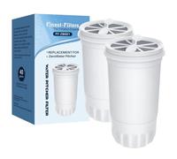 Replacement Water Filter Cartridges Compatible with ZeroWater Filter Jug for ZeroWater 5 Stage Filter Pitchers Reduces TDS, Fluoride, Chlorine, Lead Zero Water Filters (2 Pack)