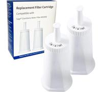 Replacement Water Filter for Breville Sage Oracle Touch,Barista,Claro Swiss,BES008,Bes920,BES878,BES880,BES980,BES990 Espresso Coffee Machine,Part #BES008WHT0NUC1-2 Pack