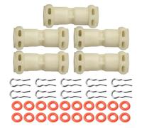 Replacement Water Thermoblock Connector for Saeco Fully Automatic Coffee Machines, I Shape Design with Clamp Ring, Seal and Tube for Consistent Coffee