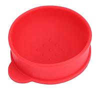 Replacement Wax Pot for Hair Removal Wax Warmer, Pink Silicone Waxing Bowl, Removable Waxing Accessory for Face and Body Use (Red)