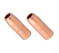 Replacement Welding Nozzle for Bernard Q Series and for Miller for MDX-250 Acculock S Torches, Compatible with N-A5818C / N-A5818CM, BTB & Clean Air Models, Copper MIG Tip(2pk)
