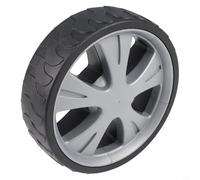 Replacement Wheel for AL-KO .17 .18 51. 51.7 51.8 527 51.3 51.4 51. 5200 Mowers, Heavy Duty Treaded Black PP Caster Wheel Upgrade, For Easy Fit DIY Repair Part