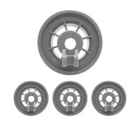 Replacement Wheels for Dishwasher, Pack of 4 Replacement Wheels for Dishwasher, Dishwasher Dish Rack Rollers, Universal Replacement Part Accessories for Dishwasher, Lower Basket Wheels for Dishwashing