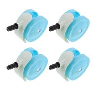 Replacement Wheels for Pushchairs - Low Noise Rubber Castors, Replacement for Walking Aids and , Robust Replacement Solution with Easy Running Behaviour, Comfortable Movement Solution for