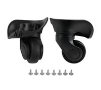 Replacement Wheels for Suitcases Compatible with Various Models, Strong and Wear Resistant (Black S)