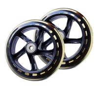 Replacement Wheels, Spare Tires Wheel, 2X Solid Scooter Tires, Trolley Replacement Wheels, 145/180/200mm Scooter Wheels, Quiet Wheels for Trolley Scooter Wheelchairs