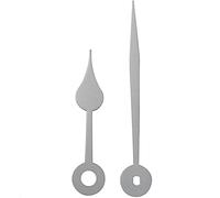 Replacement White Press Fit Clock Hands Compatible With German Plastic Shaft Mechanism Movements DIY Repair 64mm White