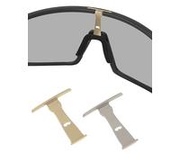 Replacement Wicket for Oakley Sutro OO9406/Sutro Asian Fit OO9406A/Sutro S OO9462 Sunglass - 2 Pairs(Gold + Silver)