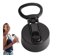 Replacement Wide Neck Water Bottle Lid, Leak-proof Bottle Lid with Wide Opening, Bottle Accessories, Non-Slip Topper with Handle for Most Sports Water Bottles, 6.5 x 6.5 x 4 cm