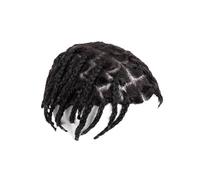 Replacement Wig Human Hair System Crochet Braided Men's Hairpiece Braids Toupee Daily