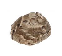 Replacement Wig Ultra Thin Skin Human Hair System Knotless Base Undetectable Prosthesis for Men Daily(7x9)