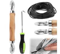 Replacement Window Mosquito Net Tool for Mosquito Nets Hooks for Mosquito Net with 10 m Rubber Cord Mesh Roller Mosquito Net Replacement for Installing Window Screens