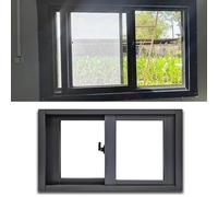 Replacement Window with Screen and Tempered Glass for Sheds and Chicken Coops