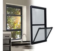 Replacement Windows for Old Houses, Ventilatable Storm Windows for Loft/Basement/Shed, Multi-Sized Sliding Option
