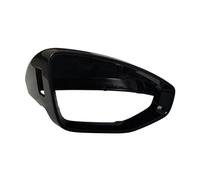 Replacement Wing Mirror Glass For A6 C8 A7 2019 2020 2021 2022 2023 2024 Car Rear Heated Mirror Cover Turn Signal Light Bottom(Black with Hole R)