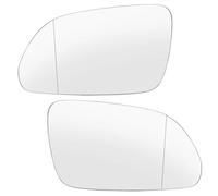 Replacement Wing Mirror Glass For Octavia For MK2 For A5 2004-2009 Left Right Side Wing Mirror Glass Heated Convex Rear View Wide Angle(Pair)