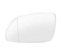 Replacement Wing Mirror Glass For Octavia For MK2 For A5 2004-2009 Left Right Side Wing Mirror Glass Heated Convex Rear View Wide Angle(Left)