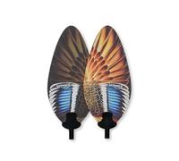 Replacement Wings for Standard Elite Series Mojo Spinning-Wing Decoys - Floating Waterproof Wingz - Slow, High-Vis & Low-Light Options - Animator Compatible (9" Floating Low-Light)