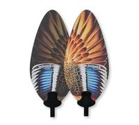 Replacement Wings for Standard Elite Series Mojo Spinning-Wing Decoys - Floating Waterproof Wingz - Slow, High-Vis & Low-Light Options - Animator Compatible (11" Floating Low-Light)