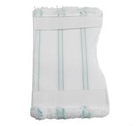 Replacement Wiper Pad Cover with Absorbent Fibers and Elastic Rubber Flap for Tile and Bathtub Mop, Fits 0 Model (4 PACK)