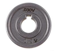 Replacement Wire Feed Roller for MIG Welders with Dual Groove Configuration for 0.6 0.8 1.0 mm Wire Diameter Use (V0.6-0.8)