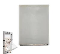 Replacement with Flap for Dog, Transparent Weatherproof Entry for Dogs, Extremely Flap Door Designed with Integrated Magnet, Door Piece