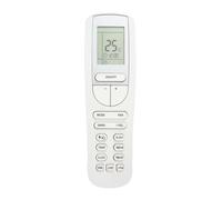 Replacement YAA1FB Air Conditioning Controller Remote, Large LCD Interface, English Button Design, Temperature Mode Fan Clock Sleep Access, Battery Driven Handset Ac Remote Replacement Lcd Screen Fan