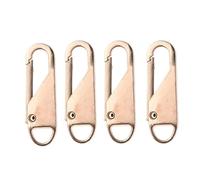 Replacement Zipper Pulls, Multicolor Detachable Metal Zipper Pulls 40PCS for DIY Sewing Clothes Accessories(Gold)