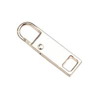 Replacement Zipper Pulls, Zipper Pulls Slider 30pcs Metal Removable Universal for Bags Multicolor(Golden)