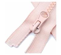 Replacement Zipper Zipper 2 Pcs 5# Resin Zipper 40cm 50cm 60cm 80cm Single Open End Coat Down Jacket Zippers DIY Sewing Accessories Clothes Long Zipper Zips for Sewing(Pink,60CM-NO.5)